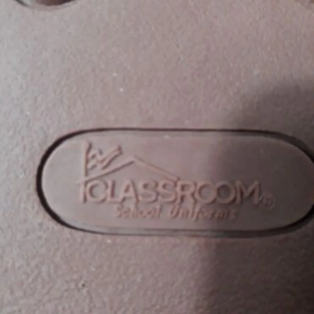 Classroom School Uniform Oxford Shoes Youth Size 9.5 Tan Lace up "Bucky" - Picture 9 of 10